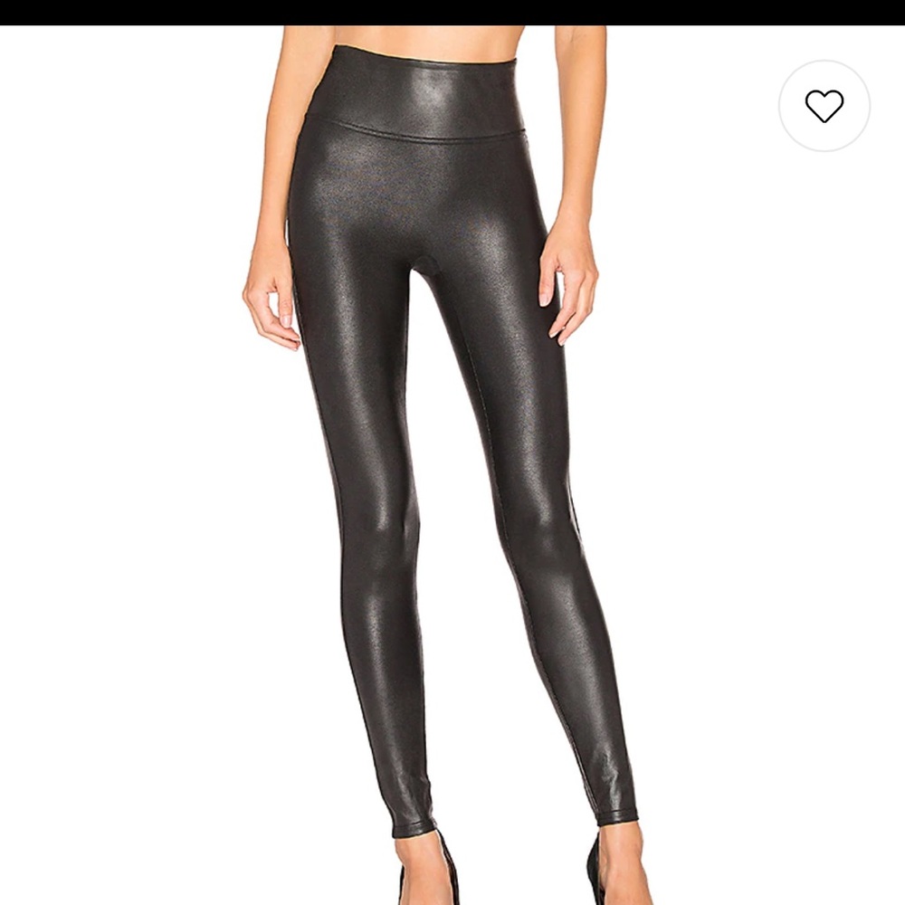 Spanx leather leggings